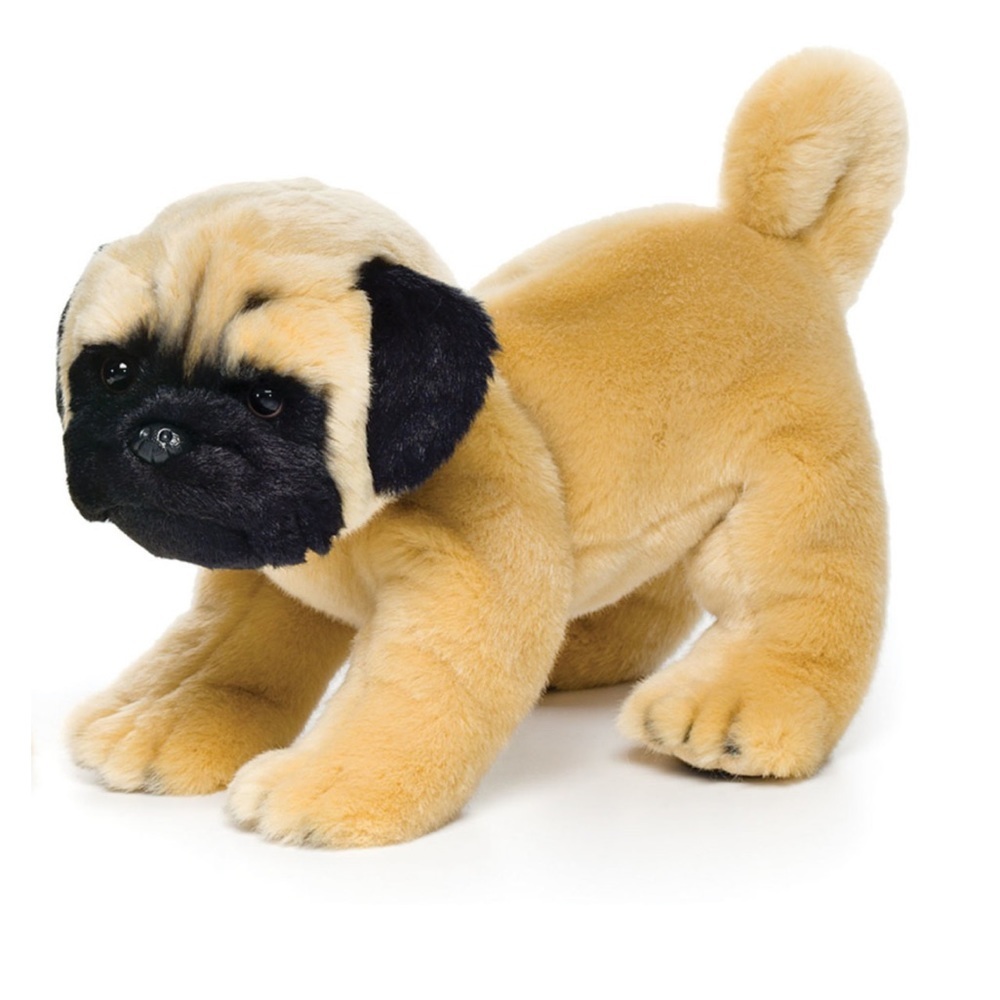 Demdaco and AnimalCraft Plush Animal "Top Dog Pug" Size S/M New!